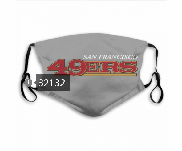 NFL 2020 San Francisco 49ers37 Dust mask with filter->nfl dust mask->Sports Accessory